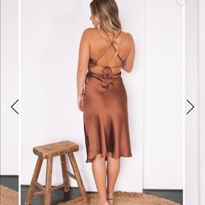 Esther & Co. Keke midi dress
